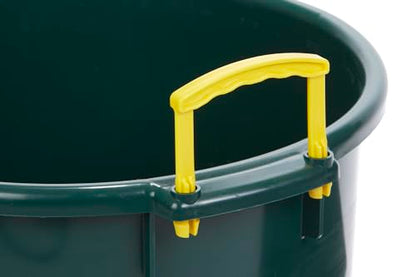 Little Giant® Plastic Muck Tub | Durable & Versatile Utility Bucket with Handles | Muck Bucket | Durable Handles | 40 Quart | Green