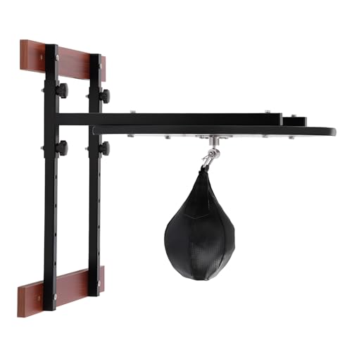 Speed Bag Platform Kit, Speed Bag Platform Set 220 lbs Load Capacity, Heavy Duty Boxing Training Equipment 360° Swivel, Wall Mount Punching Bag Boxing Training Full Kit