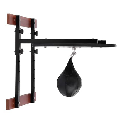 Speed Bag Platform Kit, Speed Bag Platform Set 220 lbs Load Capacity, Heavy Duty Boxing Training Equipment 360° Swivel, Wall Mount Punching Bag Boxing Training Full Kit