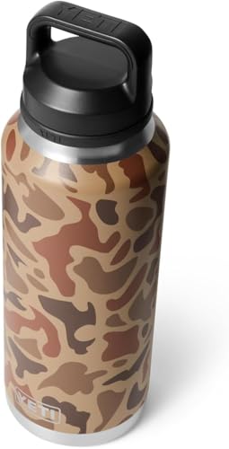 YETI Rambler 36 oz Bottle, Vacuum Insulated, Leakproof, Stainless Steel with Chug Cap - color: Wetlands Camo