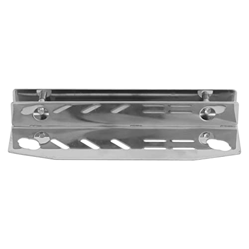 BRRNOO Aquarium Plant Holder, Aquascaping Tools Stainless Steel Grass Tool Rack Fish Tank Accessory Organizer Saltwater Aquarium Accessories Storage Rack for Tweezers and Scissors 5.9x2.4in
