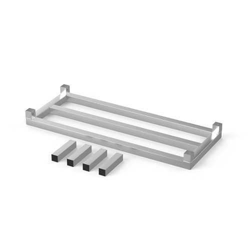 36" Long x 14" Wide | Height: 8" Off The Floor Aluminum Dunnage Rack | Storage in Restaurant, Kitchens and Garages and More! - size: 36" Long x 14" Wide | Height: 8" Off The Floor