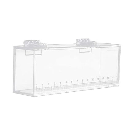 Fish Watching Case - Acrylic Hatchery Incubator & Observation Box for Small Fish Breeding Tanks, Photo Box, L