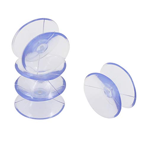 Jiozermi 20 PCS Double Sided Suction Cups Without Hooks Sucker Pads for Glass Plastic 20mm/0.8 Inch - size: 20mm, 20 Pcs