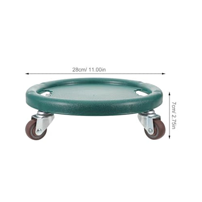 Luxshiny Ab Roller Wheel with 360° Silent Rotation, Multifunctional Fitness Gliding Discs for Core and Abdominal Exercise, Green Waist Twisting Balance Disc for Home Gym Strength Training