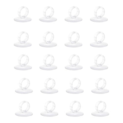 20PCS Air Plant Wall Mounts Secure Suction Base for Home Decoration Living Areas Home Greeneries and Aquarium Equipment Stand Holder Wall Mount Holder