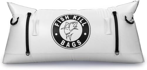 Gusseted Insulated Fish Cooler - Zipper Waterproof Nylon Bag - Portable and Leakproof With Heavy Duty Handles for Travel, Outdoor, Fishing - size: 72 x 32 Inch