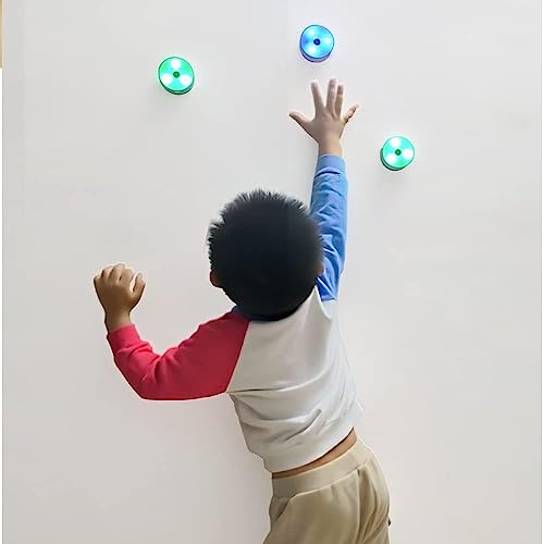Reaction Training Light Pod,Agile Fitness Light,4 Modes and 4 Light Color with Remote Control with Reaction-Enhancing Speed and Agility (4lights) - size: 4lights