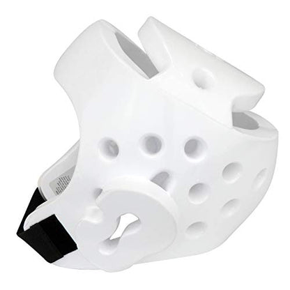 AAMA Taekwondo and Karate Sparring Foam Head Guard - color: WHITE, size: X-Large