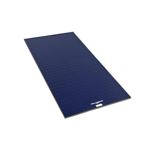 Dollamur Wrestling Mat for Home, 5'x10', Portable, Lightweight-Made in USA | Premium Home Wrestling Mats. Portable, Non-Slip Surface, Shock Absorbing Foam, Pro-Grade Performance - color: Navy Blue