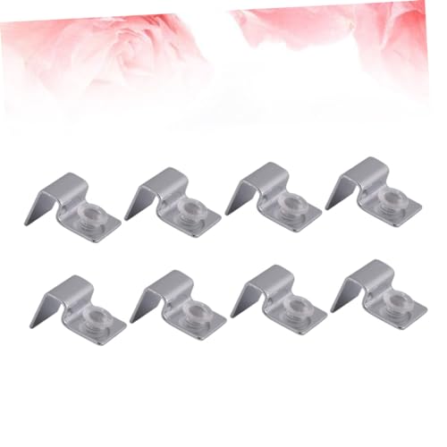 Yardwe Stainless Steel Support Bracket Fish Tank Cover Holder 8pcs Set Aquarium Rack Stand