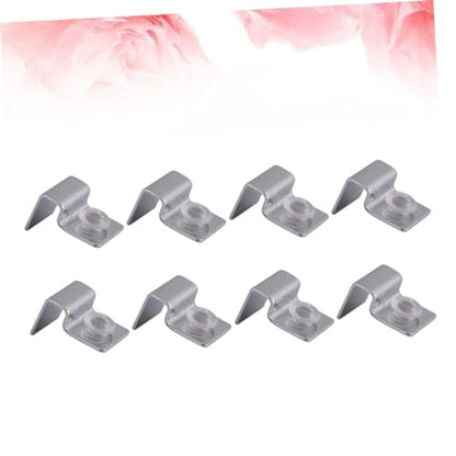 Yardwe Stainless Steel Support Bracket Fish Tank Cover Holder 8pcs Set Aquarium Rack Stand