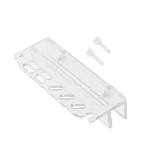 WOONEKY Acrylic Aquatic Plant Holder Rack for Aquarium Tools Storage Compact Design for Scissors Tweezers and Scrapers High Transparency and Durable Water Plant Maintenance Equipment