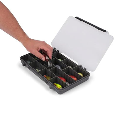 Plano StowAway 3700 Stow Tackle Box, 4 Pack, with Corrosion-Preventive Rustricor, Single Latch Design, Transparent DuraView Lid, Stackable Storage for Fishing Bait, Lures and Gear - size: 3700 4-Pack, style: New Model
