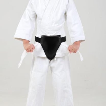 BESTYASH Kids Groin Protector Boxing Reusable Crotch Guard for Martial Arts Training Breathable Protective Gear for Boxing Taekwondo Fighting Practice 10.43 X 7.48 X 3.74 in