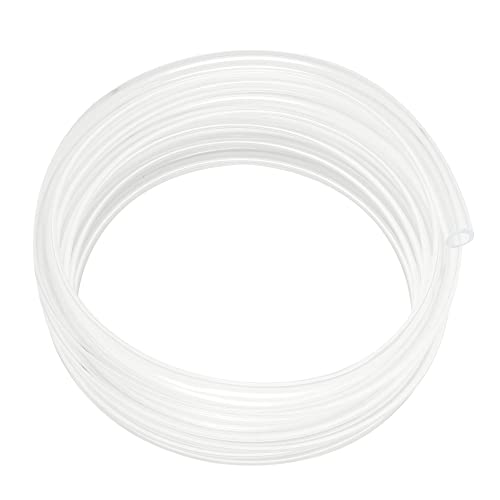 Clear Vinyl Tubing 5/8" ID × 13/16" OD -25 Ft 45PSI,Flexible Plastic Tubing,BPA Free Non-Toxic, Multipurpose Hybrid Clear Reinforced Tube
