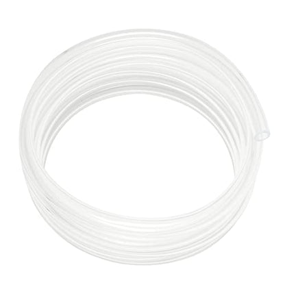 Clear Vinyl Tubing 5/8" ID × 13/16" OD -25 Ft 45PSI,Flexible Plastic Tubing,BPA Free Non-Toxic, Multipurpose Hybrid Clear Reinforced Tube