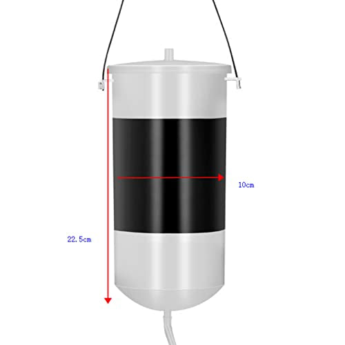 Brine Shrimp Hatchery Kit, Efficient Convenient Brine Shrimp Eggs Incubator Reusable Automatic with Regulating Valve for Shrimp Hatching