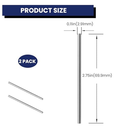 ETZ A16551 Impeller Shaft for Aqua Clear AC110 (AC500) Powerhead Pump Impeller Shaft and Power Filter Replacement Parts 2 Pack