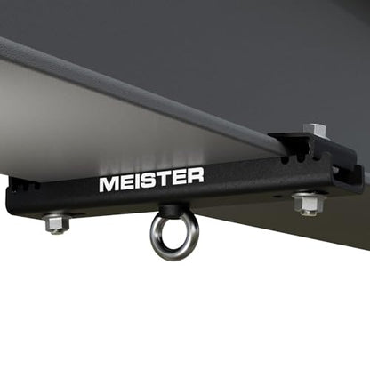 Meister Beam Clamp Hanger Mount for Heavy Bags & Overhead Gear | Commercial-grade low-profile ceiling mount for I-Beams & H-Beams. For boxing punching bags, suspension straps & more - style: Beam Flange Width: 7.5" - 9.5" (19 - 24cm)