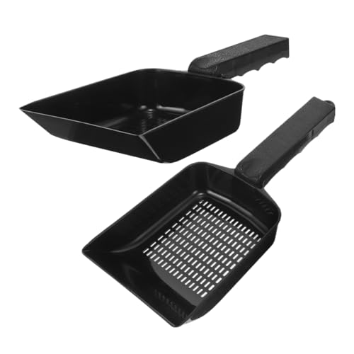 Mikikit 2pcs Aquarium Sand Cleaning Shovel for Fish Tank Maintenance Multi-Functional Lizard Feces Scoop for Gardens Pools Aquariums Lightweight User-Friendly Tool for Cleaning
