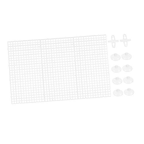Garneck 1set Fish Tank Divider Cups Isolation Mesh for Breeding Transparent Aquatic Divider for Fish Tank Separation for Aggressive - color: Transparent