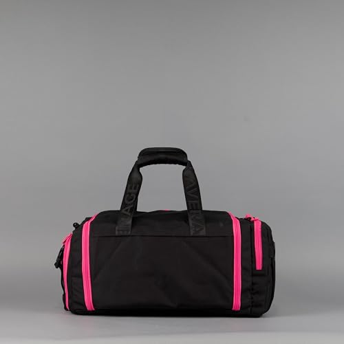 WOLFpak 30L Perfect Duffle Bag - Sports Tactical Gym Bag (Neon Pink) | Laptop Pouch, MOLLE Compatible, Padded Straps, 1000D Waterproof Fabric, Dual Cup Holders, Military Grade - color: Neon Pink