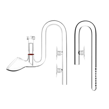 Mini Skimmer Lily Pipe Outflow and Inflow Kit for Nano Planted Tanks (10mm for 3/8'' i.d. (9/12mm) tubing) - size: 10mm for 3/8'' i.d. (9/12mm) tubing
