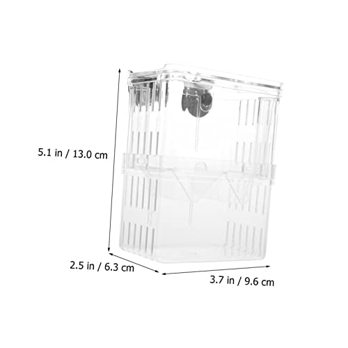 Yardwe 2pcs Fish Breeding Box Aquarium Hatching Incubator Separation Container