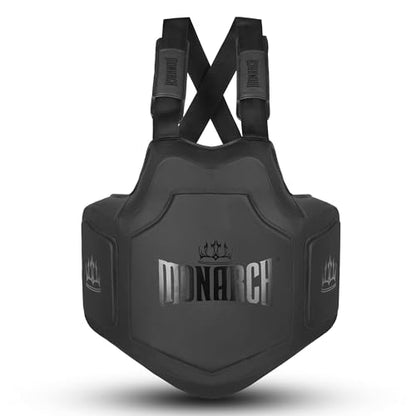 Boxing Body Protector, Chest Rib and Belly Pad for Muay Thai Kickboxing MMA Training, Adjustable Body Shield with Multilayer Shock-Absorbing Foam for Coaches and Sparring Partners