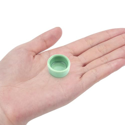 9 Pcs Tarantula Water Bowl Ceramic Mini Dish for Spider Tarantula Hermit Crab Terrarium Breeding Feeders (Colors May Vary)