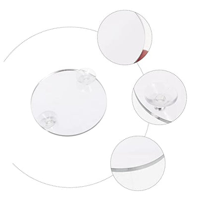 Garneck 10Pcs Betta Mirror with Suction Cups for Training and Play Tank Decor for Betta Fish Non Fading Design for Enhanced Aquatic Environment