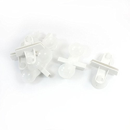Aexit Aquarium Tank Aquarium DÃcor Suction Cup Glass Cover Plastic Clip Support Holder Tank Dividers 6 Pcs