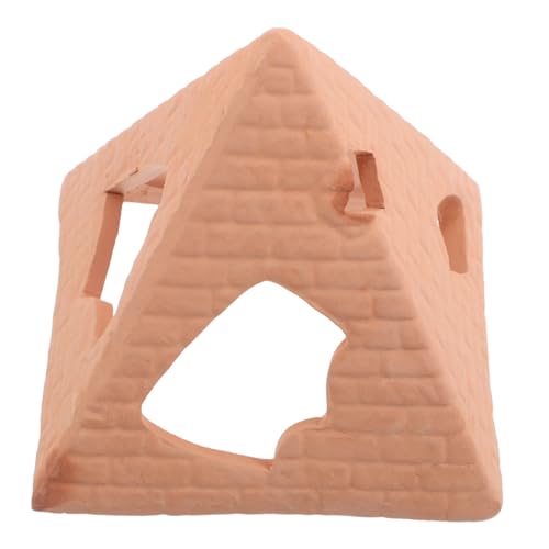 POPETPOP Aquarium Hiding Cave Shrimp Hideout Fish Breeding Box Decorative Fish Tank Accessory Ceramic Hiding Cave
