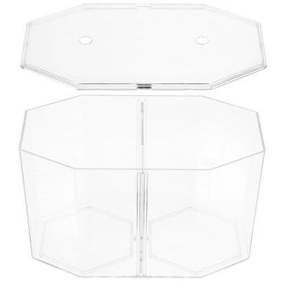 POPETPOP Mini Acrylic Fish Breeding Tank: Transparent Fish Breeding Box with Divider - Small Aquarium for Shrimp