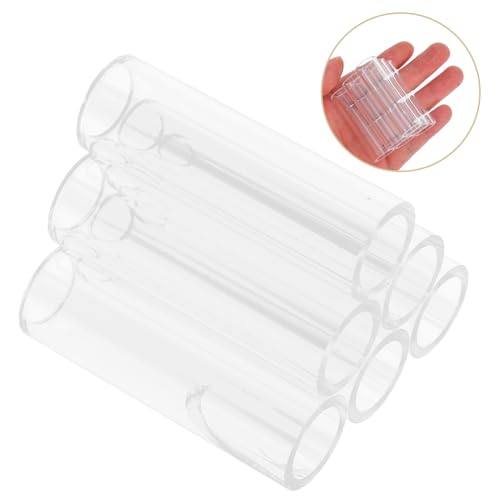 Abaodam 6holes Fish Shrimp Feeder Breeding Tube Acrylic Incubator for Aquarium Shelter and Shrimp Habitat Easy to Clean and Maintain for Fish and Aquatic Decor