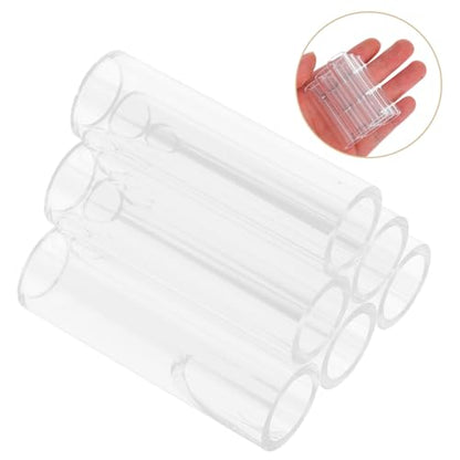Abaodam 6holes Fish Shrimp Feeder Breeding Tube Acrylic Incubator for Aquarium Shelter and Shrimp Habitat Easy to Clean and Maintain for Fish and Aquatic Decor