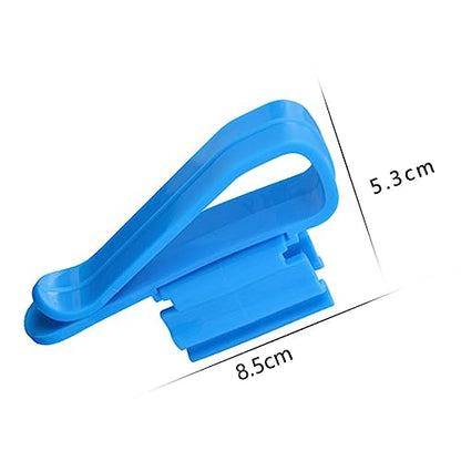 2 Pack Fish for Tank Mounting Clip Water Pipe Hose Holder Multifunction Adjustable Clamp for 0.31""-0.62"" Dia Tub Aquarium Tube Holder, Black