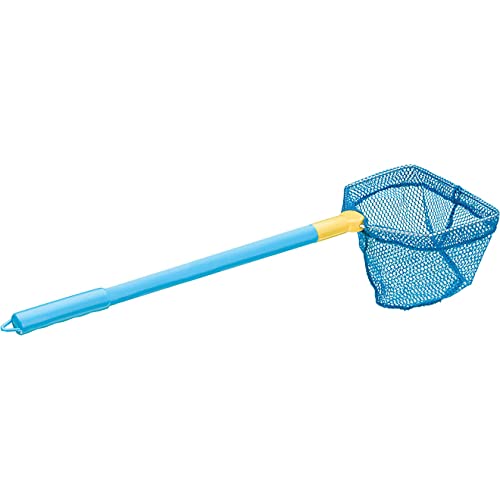 Ego Small & Compact Floating Fishing Net with Flexible Handle, High Strength Plastic, 18" Handle, 8" Mesh Bag Depth, Fishing Gear and Accessories - color: 18-INCH MULTI-COLORED, size: 2-PACK