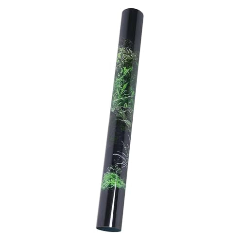 Aquarium Background Sticker, Fish Tank Seafloor Water Grass Decoration Painting, PVC Sticker for Fish Tank, Tropical Marine Landscape (91 * 50cm) - size: 91*50cm