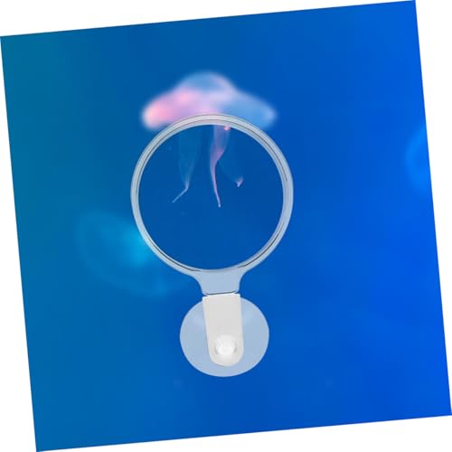 4pcs Acrylic Glass with Cup for Fish Tank Viewing High-Definition Observation Tool for Betta Fish -Landscapes Spiders and Animals User-Friendly Design for Seniors
