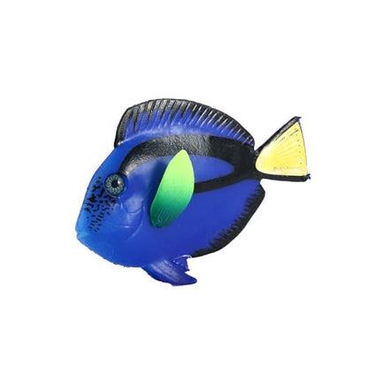 Fish Tank Landscape Ocean Tropical Fish Underwater Ornaments Lionfish Simulation Fish Aquatic Pet Supplies(B,Blue)