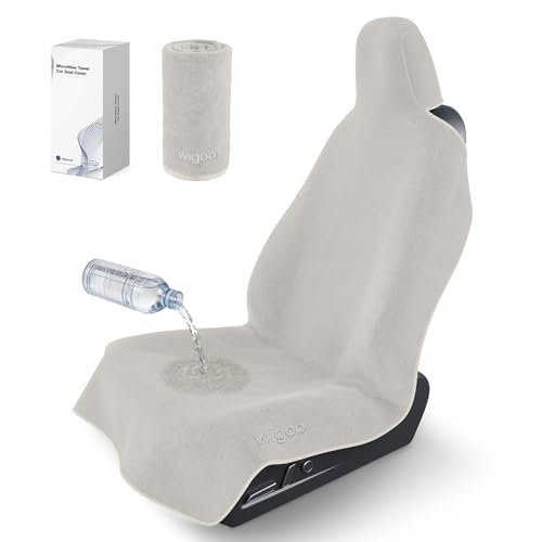 Wigoo Car Seat Cover Towel, Waterproof, for Use After Gym, Gray, 1 Pack - color: Gray, size: 1 Pack