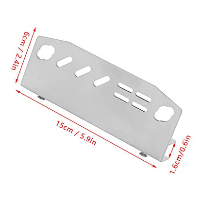 BRRNOO Aquarium Plant Holder, Aquascaping Tools Stainless Steel Grass Tool Rack Fish Tank Accessory Organizer Saltwater Aquarium Accessories Storage Rack for Tweezers and Scissors 5.9x2.4in