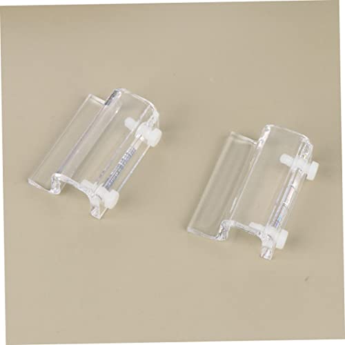 Toddmomy 4pcs Acrylic Fish Tank Bracket Support for Aquarium Covers Compatible Heat Preservation Tool for Open Fish Tanks and Turtles