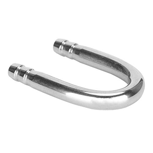 10Pcs Stainless Steel U Shape Elbow Pipe for Fish Oxygen Pump CO2 Tubing Accessory with Smoothness Machine Polished Edges, Installation for Aquarium