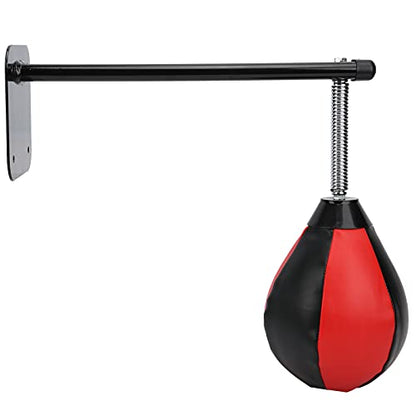 Wall Hanging Boxing Bag Speed Training Hanging Bag Stress Relief Hanging Boxing Bracket Wall Mount Heavy Kits for Home Gym Workout