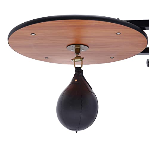 Speed Bag Platform Set, Heavy Duty Adjustable Speed Bag Platform Kit 24" + Speed Punching Ball 7.87", Adjustable Height Wall Mount Boxing Reaction Training Kit