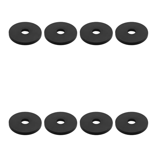 8 PCS Multi Purpose Rubber Spacer, 1-9/16" OD x 3/8" ID x 1/8" Thickness Rubber Washers for Screws, Anti Vibration Pads for Bolts, Car, Boat, Home (40 * 10 * 3mm) - size: 1-9/16" OD x 3/8" ID x 1/8" Thickness