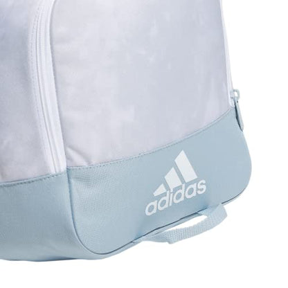 adidas Unisex Defender 4 Small Duffel Bag - color: Stone Wash White/Wonder Blue, size: Small (38L)